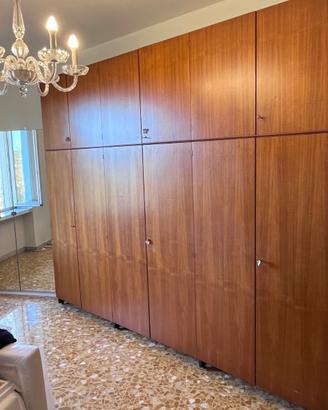 ARMADIO IN LEGNO TEAK MID CENTURY 6 ANTE