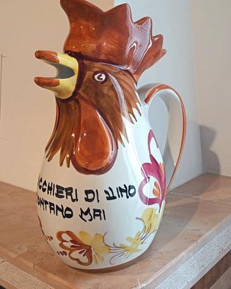 Brocca anni '70 in ceramica artigianale #Bassano.