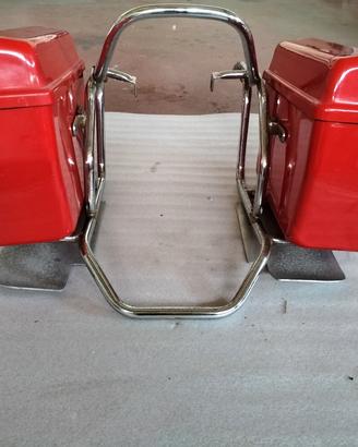 Borse laterali  più cupolino Benelli Guzzi