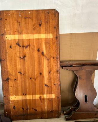 Tavolo Fratino rustico 80X150