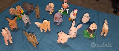 Lotto Animaletti Floccati Vintage
