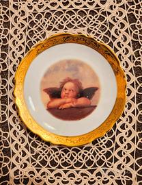 Piatto Limoges 22k da collezione 