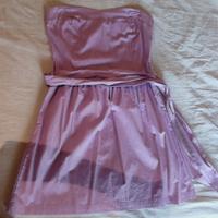 Vestito senza maniche lilla