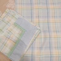 set di lenzuola letto singolo a scacchi