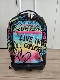 Zaino con trolley scuola bambina