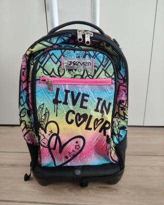 Zaino con trolley scuola bambina
