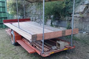 Rimorchio per vendita prodotti agricoli