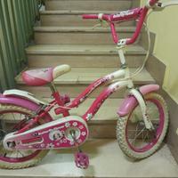 Bici per bambino o bambina colore rosa Barbie