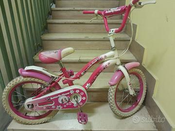 Bici per bambino o bambina colore rosa Barbie