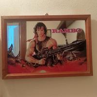 Rambo Raro Quadretto a Specchio Anni '80"