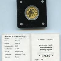 LINGOTTO ORO 999 PESO 1-500 ONCIA PANDA CINA