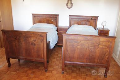 Letti in stile impero di metà '800