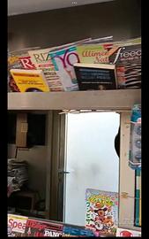 Chiosco edicola giornali in acciaio
