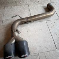 Scarico per Audi A3 S Line doppio 