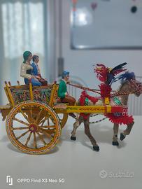 carretto siciliano in legno 