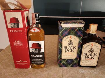 Whiskey vintage bottiglie