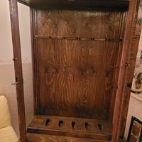 vetrina fuciliera in legno