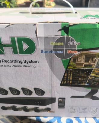 AHD security recording sistem kit telecamere
