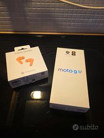 Moto g17 e moto buds nuovi, in imballo originale 