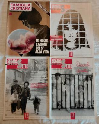 Famiglia Cristiana (1981) + 3 Segno Sette (1995)