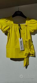 Top Giallo Fracomina Nuovo con cartellino 3 anni