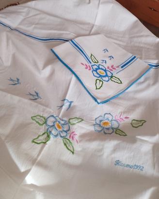Tovaglia cotone Mulino Bianco -ricami 1992-