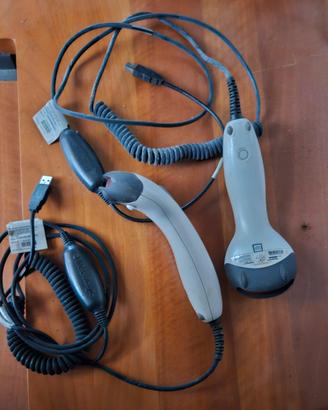 2 lettori codici a barre honeywell + cavi usb