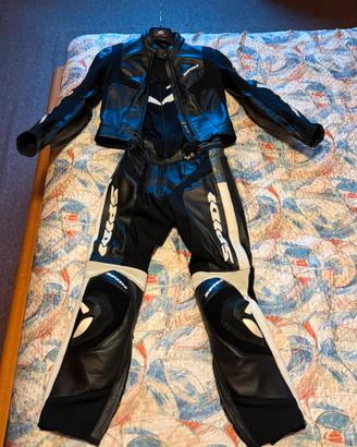 Tuta moto SPIDI donna in pelle 2 pezzi – Taglia 38