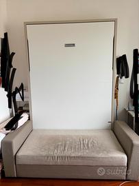 Letto matrimoniale a scomparsa