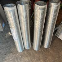 Tubi ventilazione alluminio nuovi