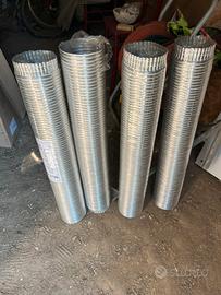 Tubi ventilazione alluminio nuovi