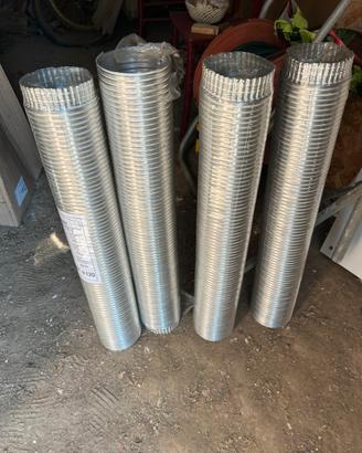 Tubi ventilazione alluminio nuovi