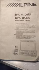 MANUALE UTENTE ALPINE  IVA-M700R E CVA-1005R