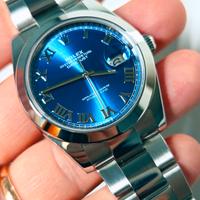 Rolex DJ 41mm 126300 azzurro like new 12/2022 