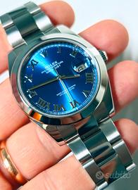 Rolex DJ 41mm 126300 azzurro like new 12/2022 