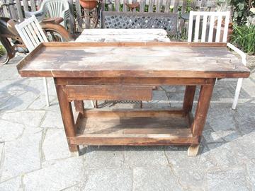 banco da lavoro in legno