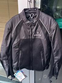 giacca moto bieffe traforata  nuova