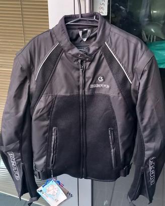 giacca moto bieffe traforata  nuova