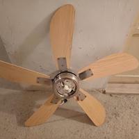 VENTILATORE A SOFFITTO + LAMPADARIO