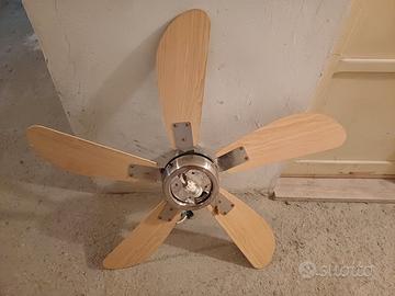 VENTILATORE A SOFFITTO + LAMPADARIO