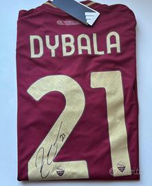Maglia Paulo Dybala Autografata As Roma
