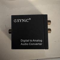 Trasmettitore ottico audio digitale rca ottico jac