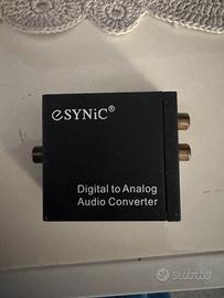 Trasmettitore ottico audio digitale rca ottico jac