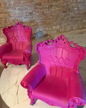 Poltroncina queen of love piccola fuxia