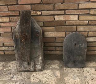 Grande Antica anta porticina sportello di botte