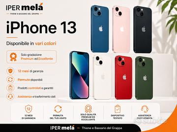 iPhone 13 garantiti – Ritiro in negozio e permuta