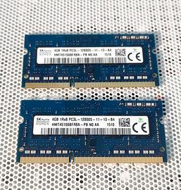 So-dimm DDR3 8gb (4*4gb) 1600Mhz