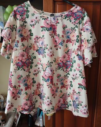 Casacca  floreale 4xl