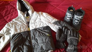 Giacca sci Qechua 12 anni + guanti sci +scarponcin