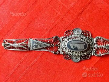 Antico Bracciale argento filigrana egiziano